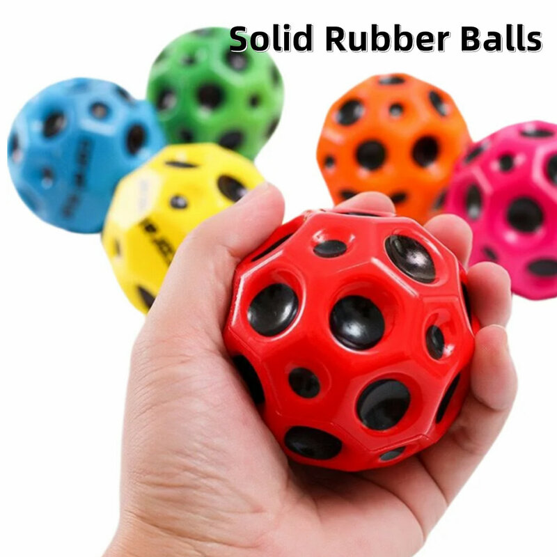 Solid Rubber Balls High Bouncy Balls Bouncy Balls Kindergarten Toys Infant Non-toxic Environmental Balls Ergonomic Design