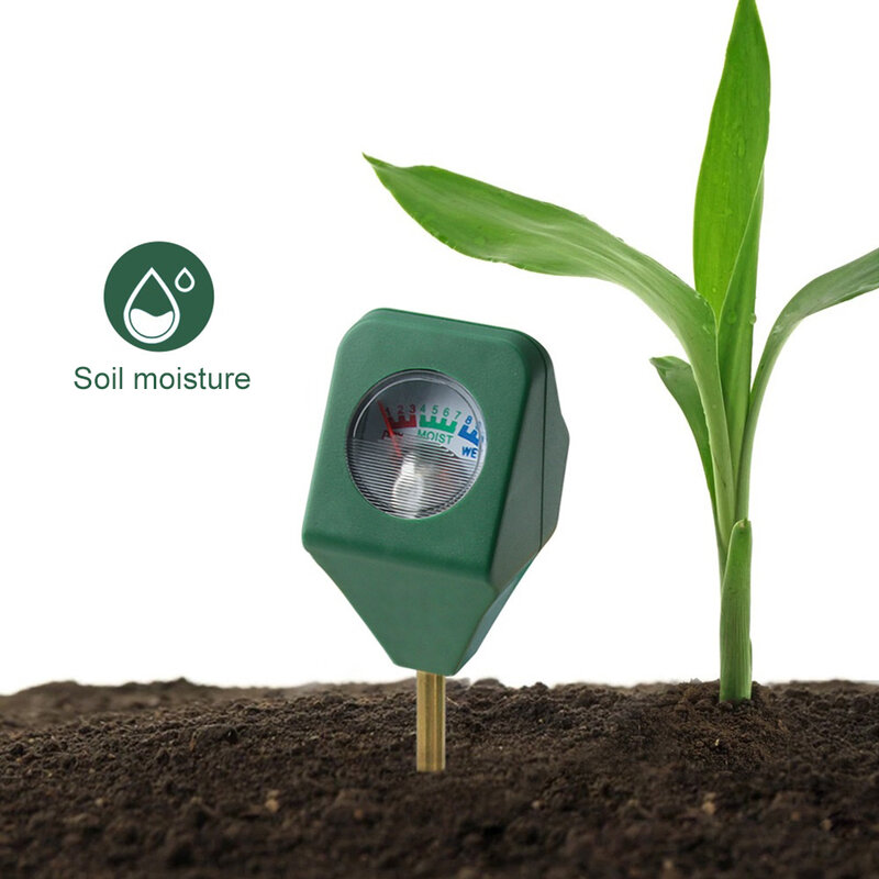 1pcs Soil Moisture Sensor Portable Hygrometer Tester Detection Garden Flower Plant Plastic Flower Plant Soil Metal 145*35*30 Mm