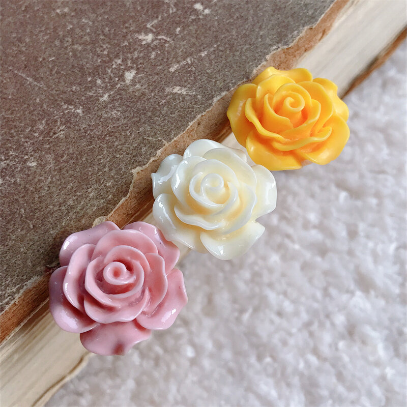 Yummy Cream Flower Paper Clips Cute Bookmark Ins Style Book Decoration Notebook Planner Accessories