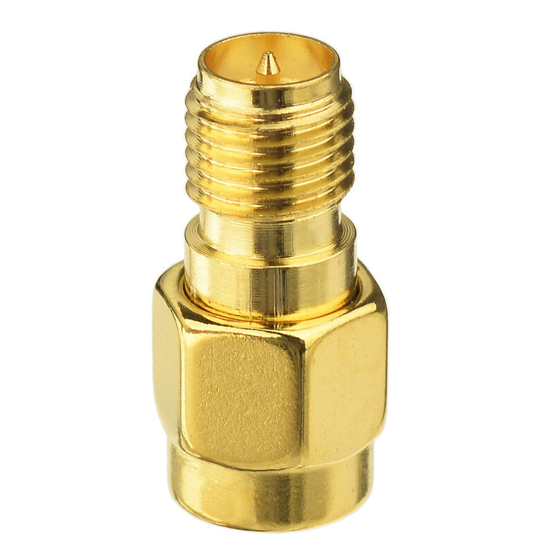 Superbat SMA Adapter RP-SMA Female to SMA Male Straight Long Version RF Coaxial Connector