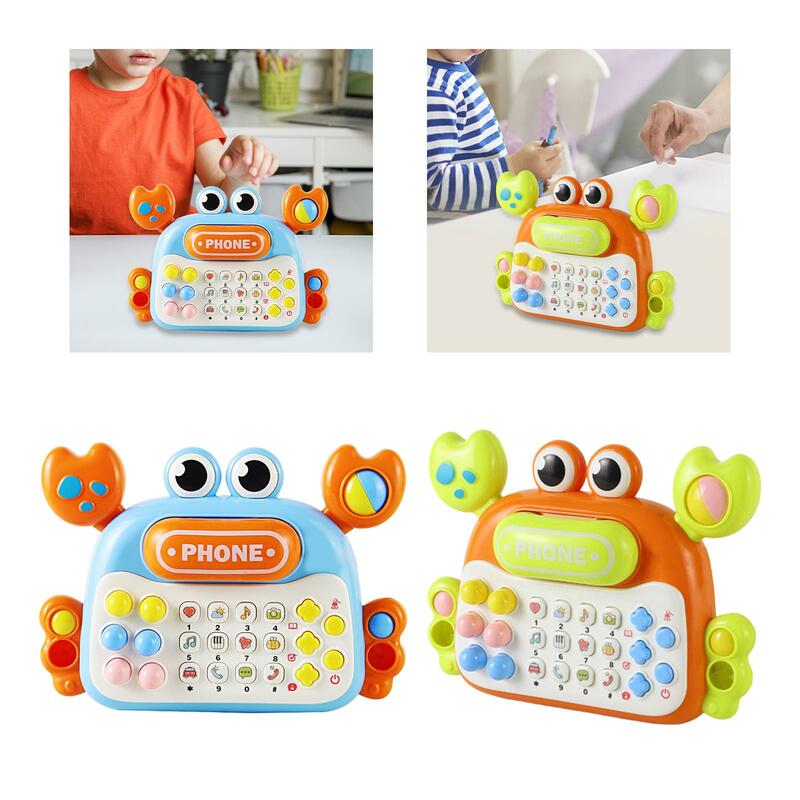 Phone Toy Pretend Phone Montessori Kids Phone Parent Child Interactive Toy for Boy Children Toddlers Creative Gift 3 Years Old