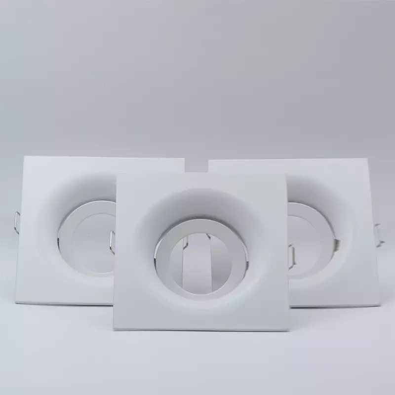 Современная Встраиваемая потолочная фоторамка JOYINLED из цинкового сплава для кухни, спальни, гостиной, квадратные фитинги с белой отделкой