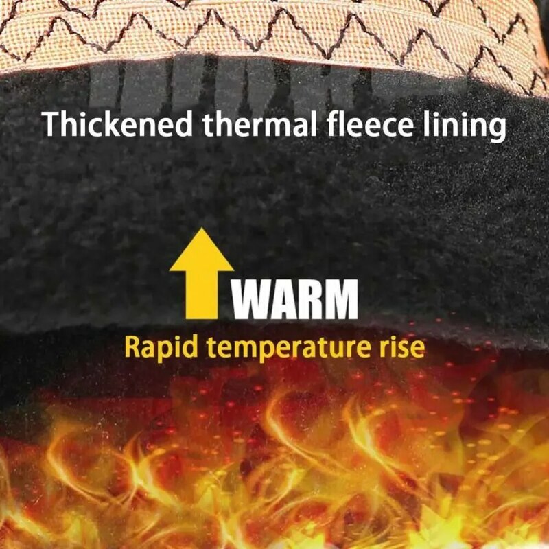 Guanti invernali resistenti al freddo guanti da sci antiscivolo TouchScreen caldi addensare guanti da motociclista antivento ciclismo