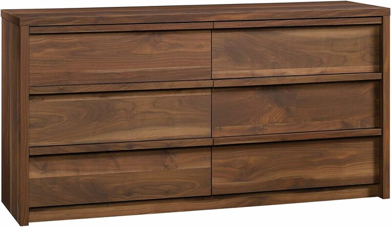 Sauder Harvey Park Dresser, L: 60.71 "x W: 16.5" x H: 30.13 ", finitura Grand Walnut