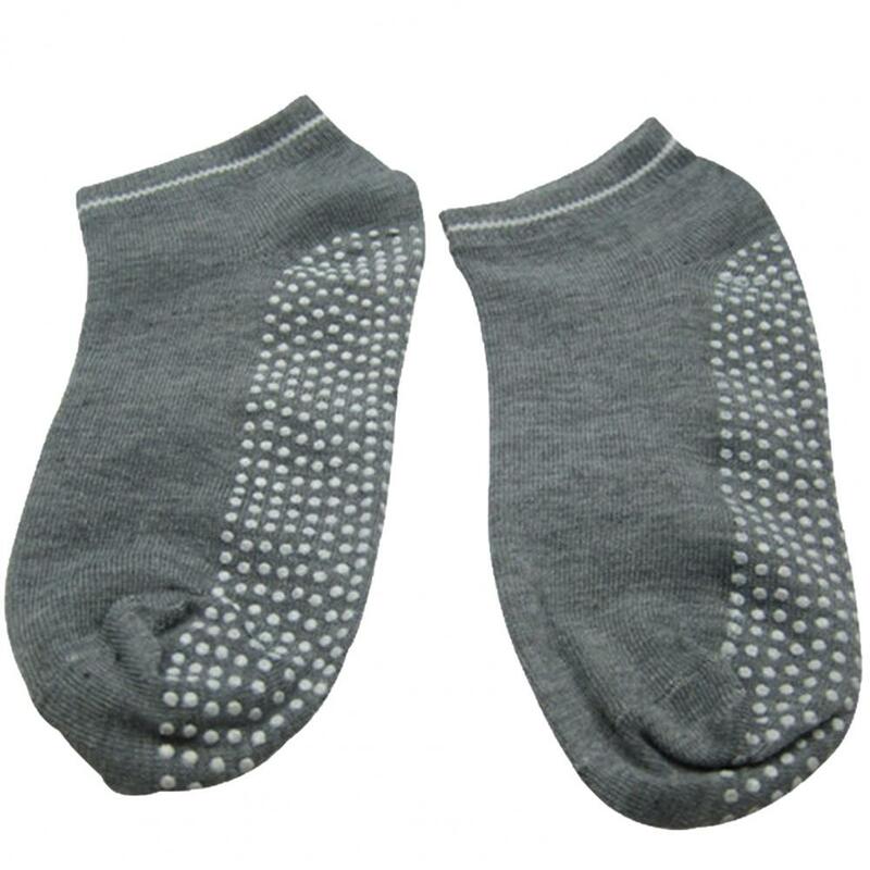 Calzini sportivi da donna calzini alla caviglia da Yoga calzini elastici in cotone con particelle di PVC 3D per la casa