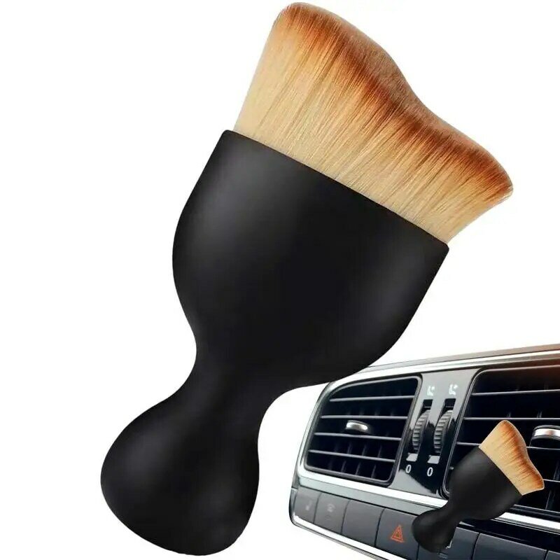 Washable Cleaning Brush Car Air Conditioner Outlet Gap Dust Removal Tool Colorfast And Reusable Comfort Grip For Easy Use