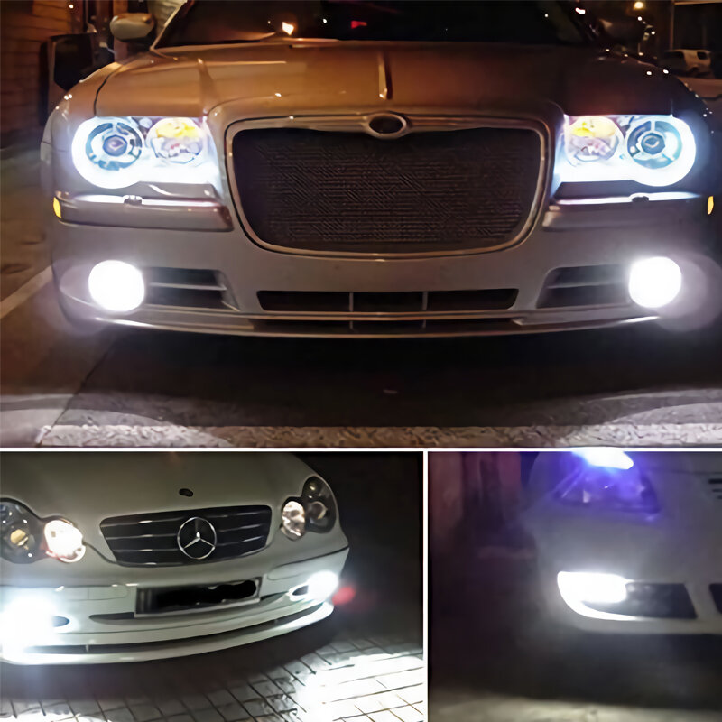 Luz LED Canbus para coche, lámpara de lectura de bombilla de techo, sin errores, 194 K, 12V, 6500 Chips, T10, W5W, 5630, 2 piezas