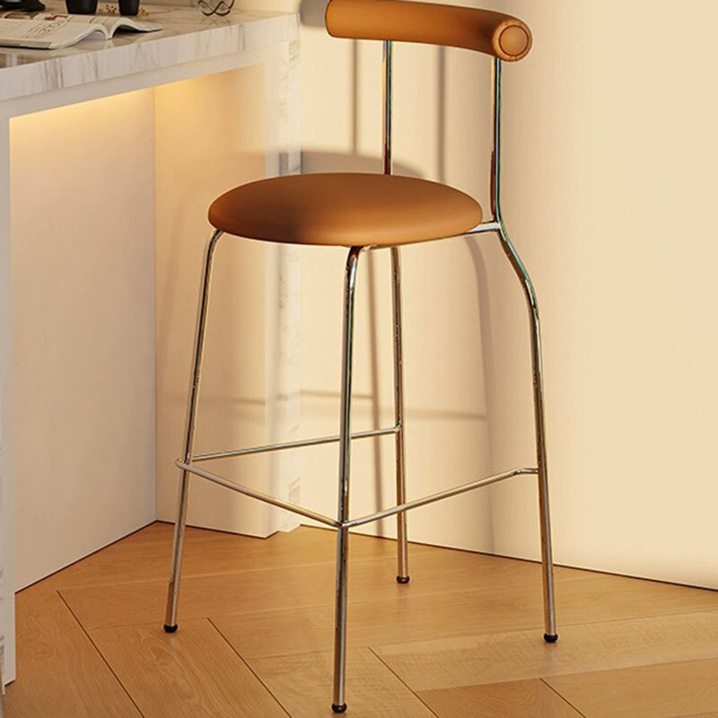Sgabello Cucina-Chaises de Bar Ergonomiques Portables en Cuir, Mobilier de Salon Moderne, Bibliothèque de Luxe