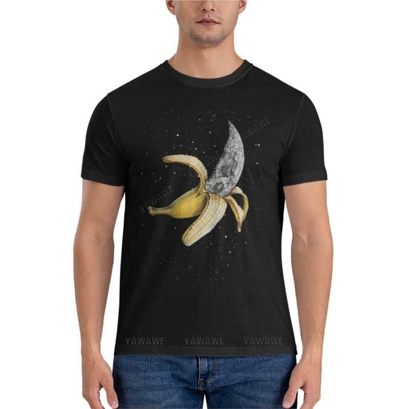 Стандартная Луна банан! Классическая футболка, одежда для мужчин, аниме футболка, брендовые футболки