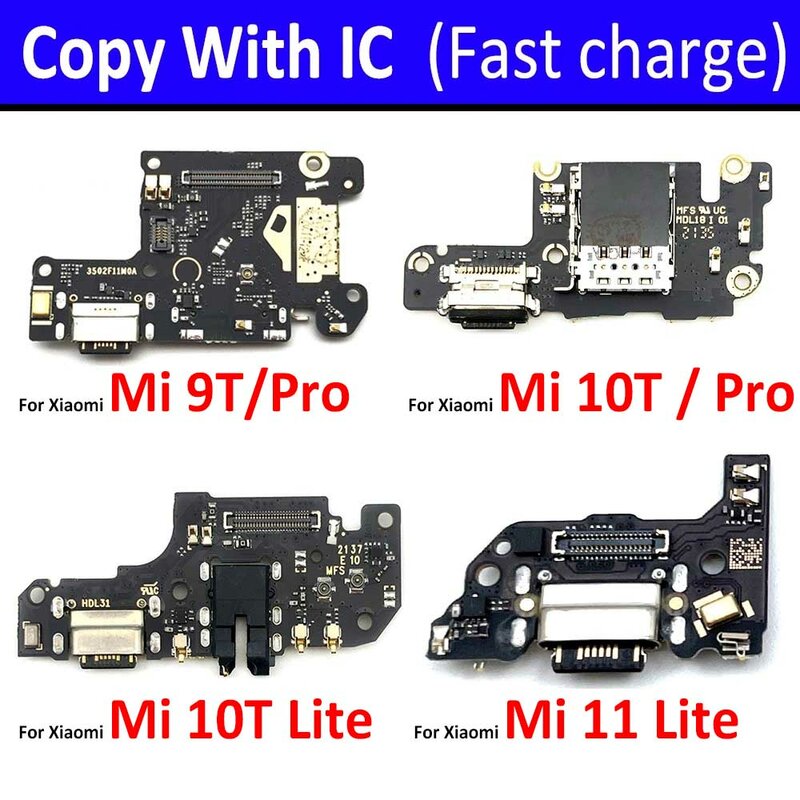 도크 커넥터 USB 충전기 충전 포트 플렉스 케이블 보드, 샤오미 Mi 10T 9T 10 11T Pro Mi10T 12T Pro Mi 11 A1 A2 Lite 8 9 SE