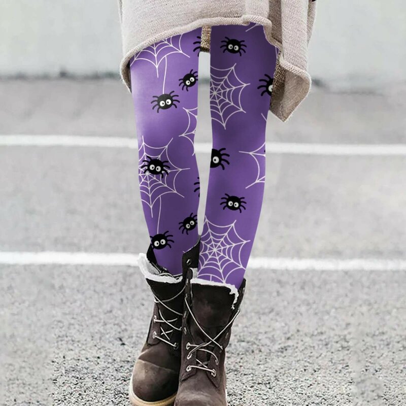 Модные Хэллоуин ужасные принты леггинсы для косплея женские брюки женские леггинсы со швом для фитнеса Готическая Йога Спортивная одежда