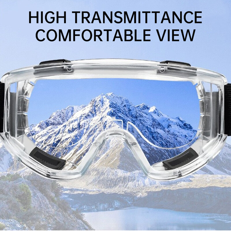 Gafas de protección multifuncionales para soldadura, lentes de protección ocular para motocicleta, ciclismo, polvo, soldador, 1/2 piezas