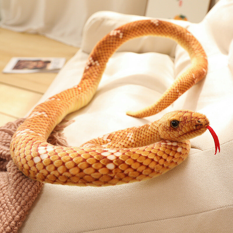 200/300 CM prawdziwy wąż pluszowa zabawka gigantyczna symulacja Boa Cobra długi wąż wypchany wąż pluszowa lalka kreatywny wystrój prezent urodzinowy