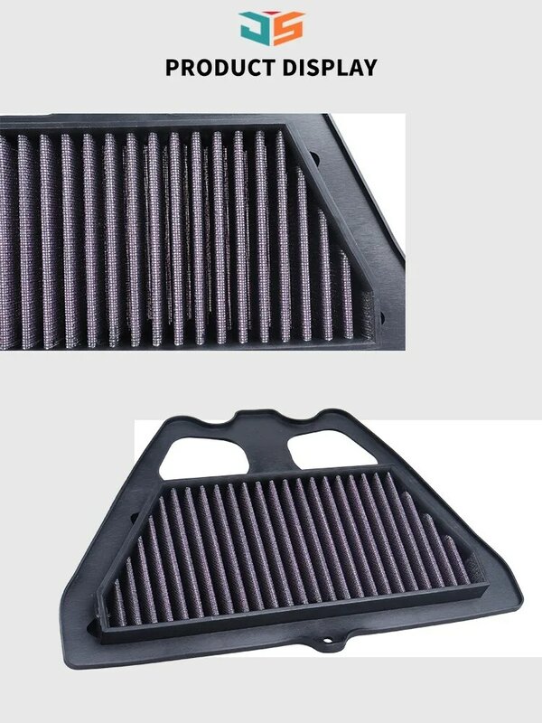 JSBM Motorcycle Washable Air Filter Intake Cleaner For Kawasaki Z900 ZR900 2017  2018 2019 2020 2021 2022 2023