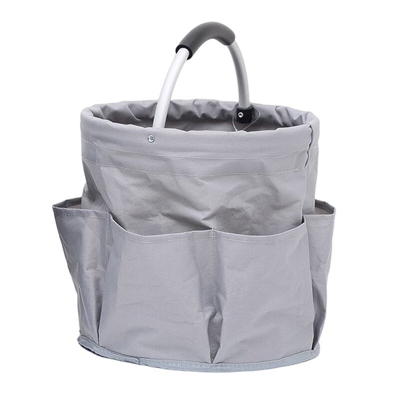 Garden Tool Basket Multi-Pockets Organizer Bucket Folding Design Necessary Gardening Accessory