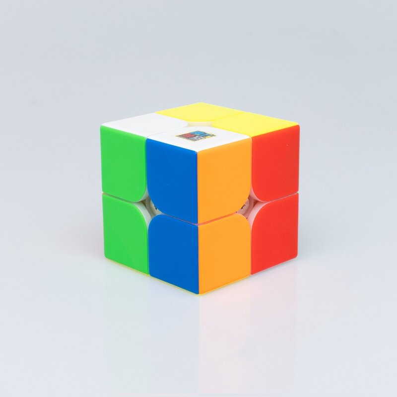 Moyu RS2M 2022 V2 M mainan Fidget kubus cepat magnetik tanpa stiker mainan Fidget profesional MOYU Rs2m 2x2 V2 Cubo Magico Puzzle