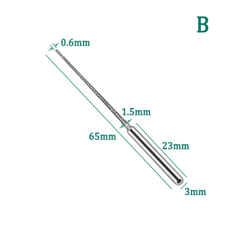 Aguja de tallado de perforación, taladro manual, Mini herramienta de vástago de taladro, varillas de molienda de grabado de galvanoplastia