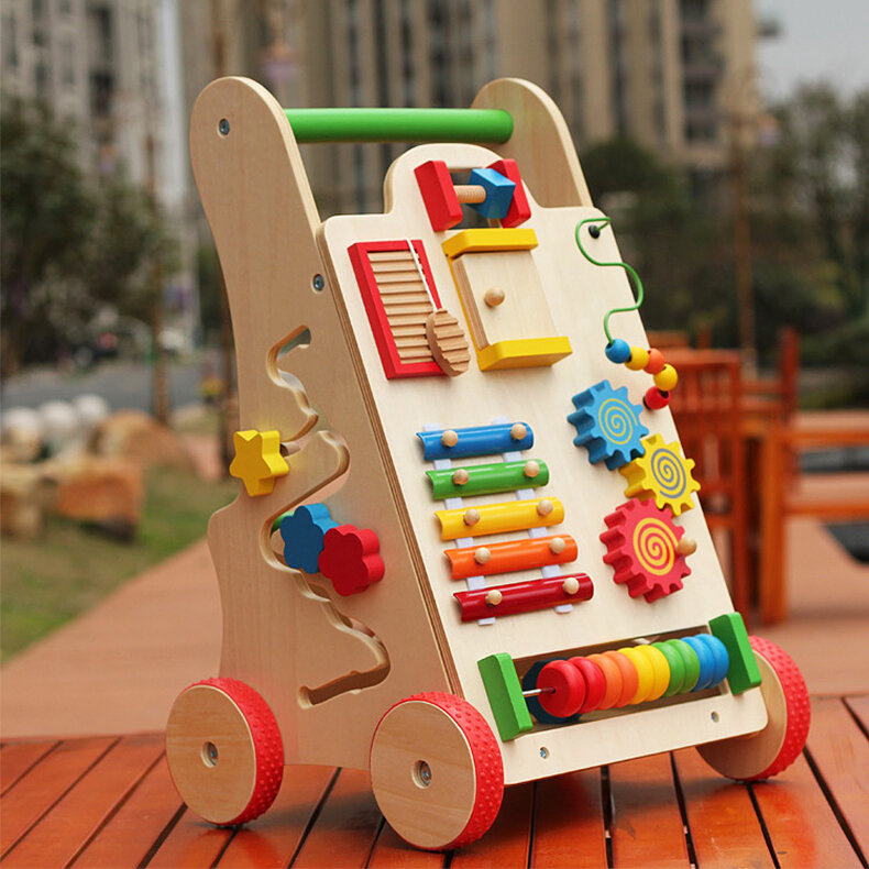 Детские ходунки для детей, развивающая игрушка, модные детские игрушки, ходунки унисекс, детские ходунки для малышей, Развивающие деревянные игрушки 2021