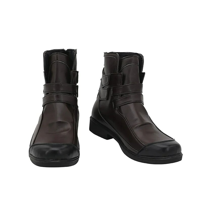 LOL Ezreal Cosplay Boots Brown Shoes Custom Made for Boys and Girls Cosplay Accessories
