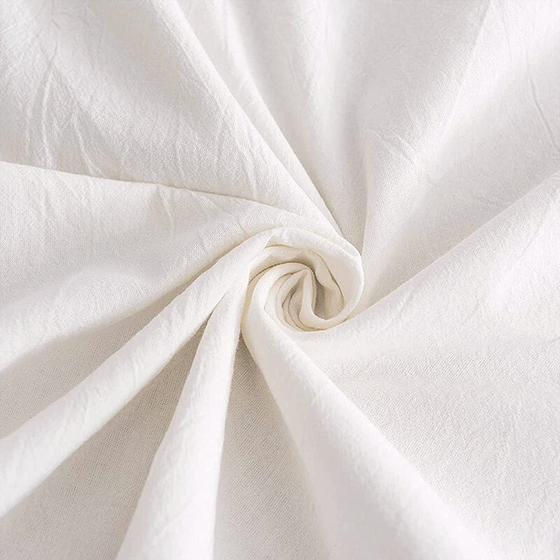 Fundas de almohada 100% de algodón, Protector con cierre de sobre, fundas de almohada estándar, suaves y transpirables, 2 piezas