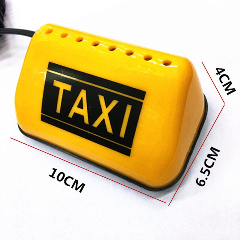 Światła taksówki samochodowe znak LED wystrój świecący wystrój Auto światła kopułowe Taxi światła Taxi-COB TAXI światła z przetwornica do samochodowego gniazda zasilania DC12V