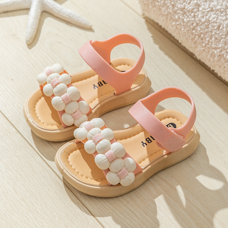 Сандалии детские Нескользящие, мягкая подошва, летняя пляжная обувь, для ванной комнаты, для девочек и мальчиков, 2024