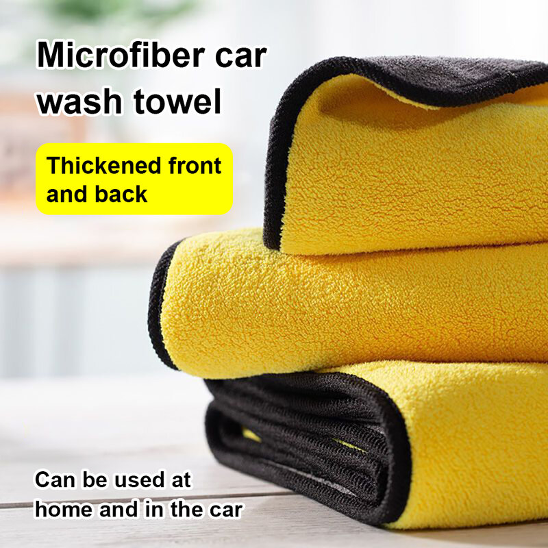 Car Wash Microfiber Toalha, Limpeza Acessórios, Auto Detalhamento Pano, Casa e Cozinha Suprimentos, 30x30cm