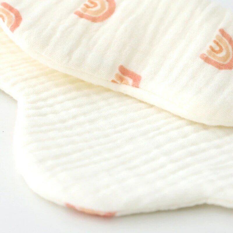 Waterproof Saliva Towel High Absorbent Burp Cloth 4-layer Essential for Teething