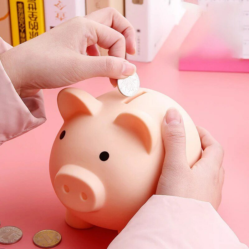 ขนาดเล็ก Piggy ที่เก็บเหรียญกล่องจัดเก็บเด็กของเล่นการตกแต่งบ้าน Box Penyimpan Uang เด็ก Piggy Bank เงินเด็กวันของขวัญการ์ตูน