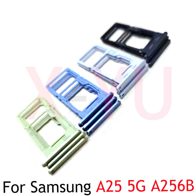 Dla Samsung Galaxy A25 5G A256B A256 uchwyt na karty Sim czytnik SD Slot Adapter