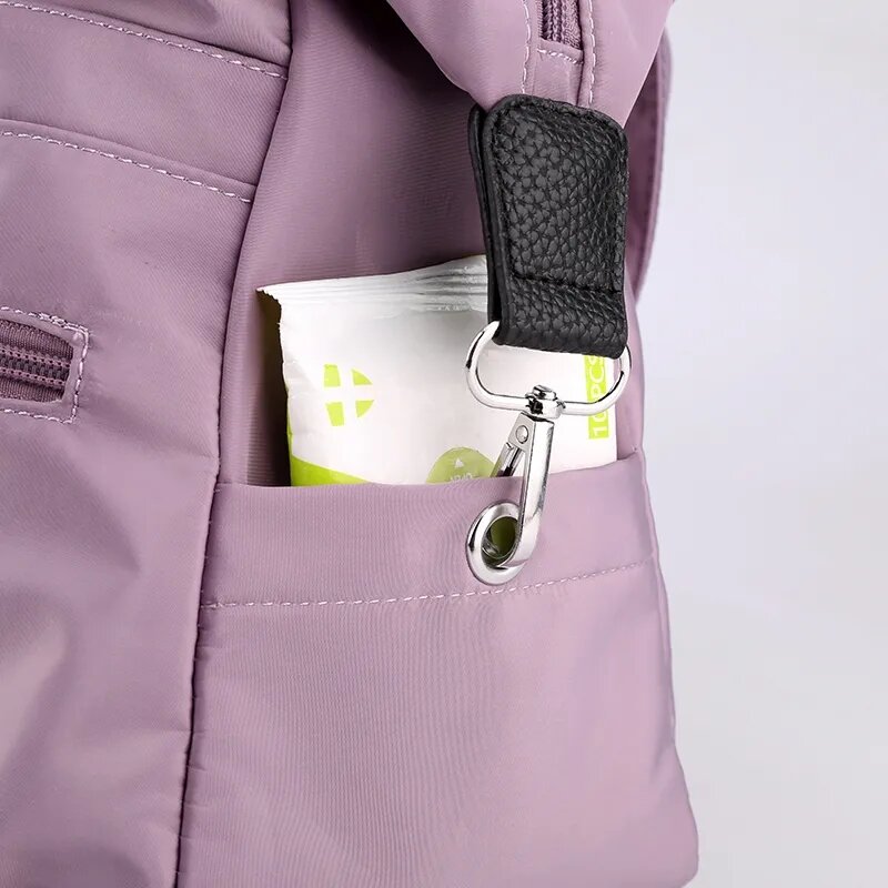 2024 Fashion Single Shoulder Handbag For Women Travel Large Capacity Tote Bag Ladies Multi-pocket Shopping Square Messenger Tote