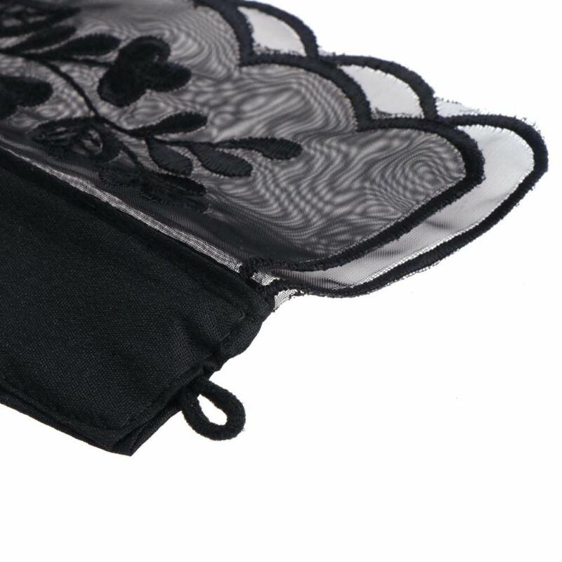 Moda nero/bianco strass foglie Hollow perla pizzo colletto finto camicie collari scollatura finta