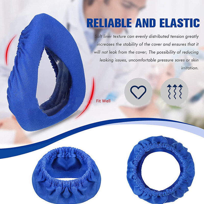 1PC CPAP Mask Liners for Full Face Masks Moisture Wicking, Pressure Reducing, Comfort Enhancing,Washable,Cotton Cover