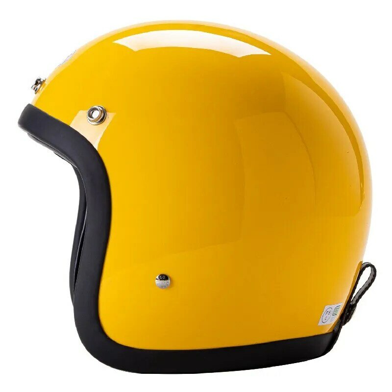 Hoge Sterkte Abs Klassieke Retro 3/4 Helm, Voor Harley Motorfiets En Cruise Motorfiets Beschermende Helm, Capaciteit