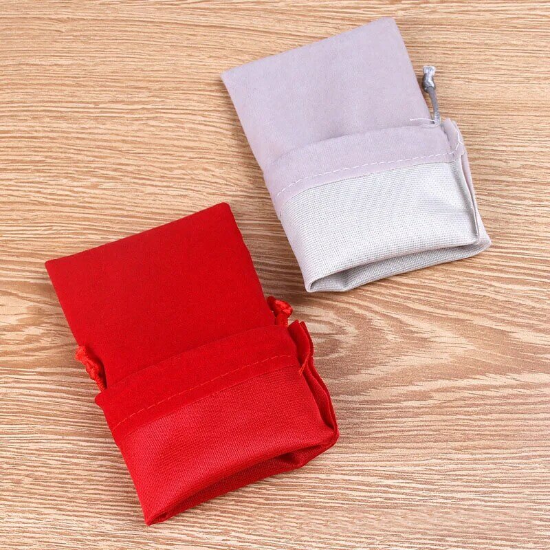 50pcs/lot 8*17cm / 8*22cm High Quality Velvet Wedding Drawstring Bags Jewelry Gift Displacy Packing Pouches Can Customized