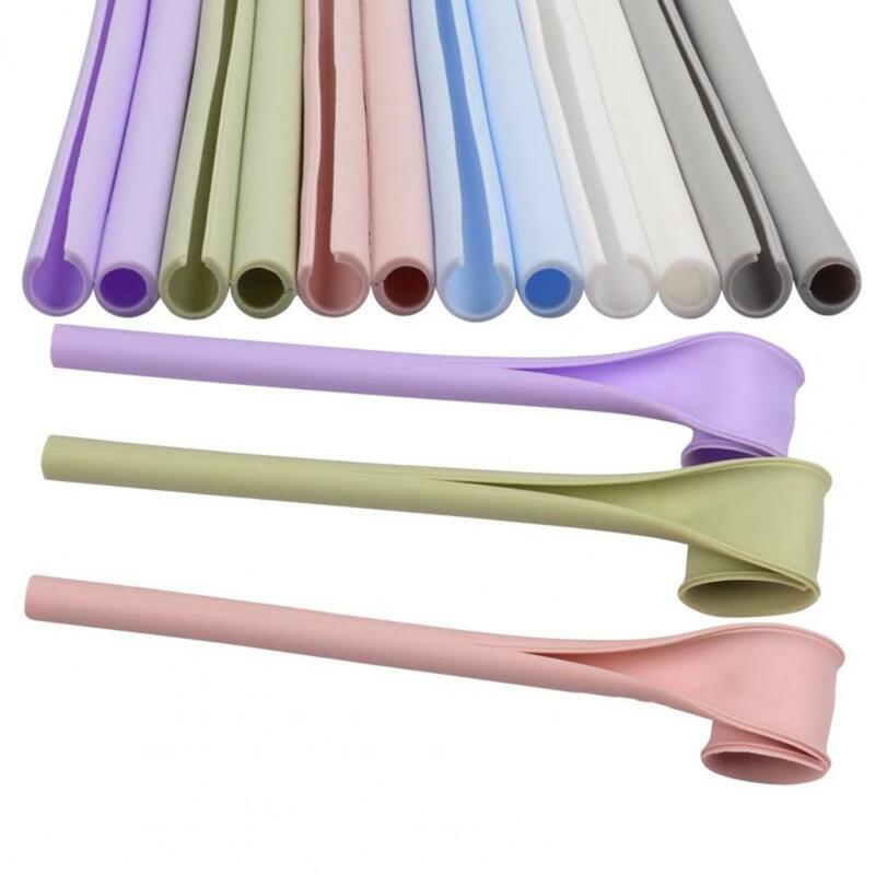 Креативная домашняя соломинка, гибкая легкая водонепроницаемая соломинка для посуды с одним кликом
