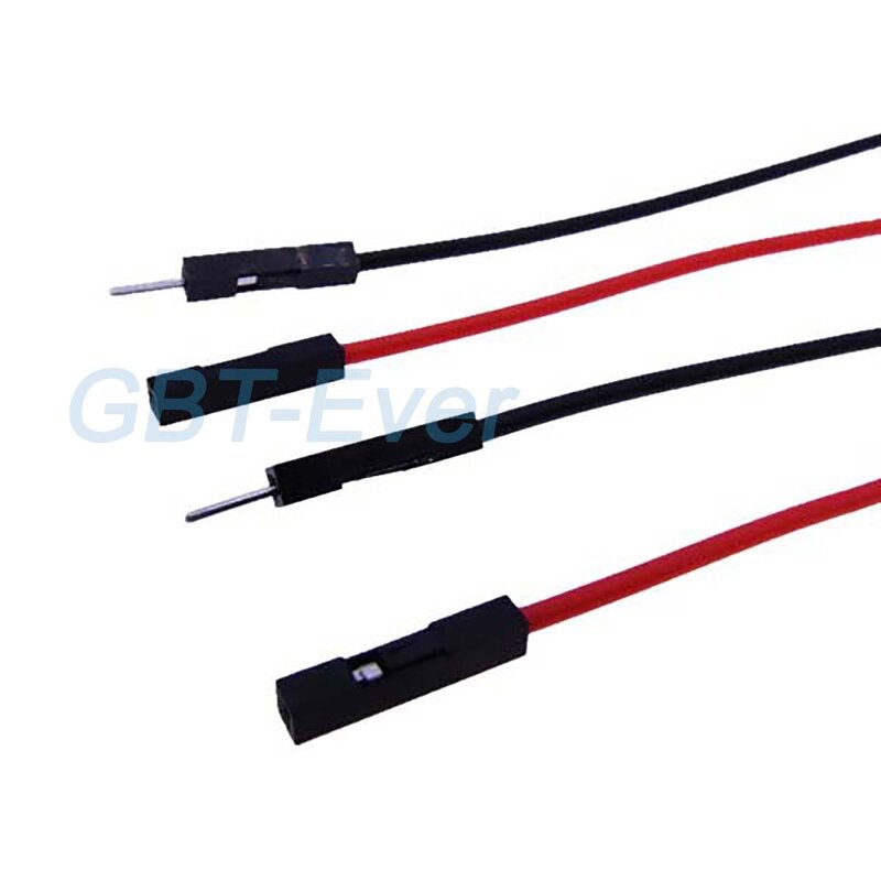 5Pcs Red/Black 113mm 162mm Male Plug Wire 105mm 155mm Female Plug Wire 1P Terminal Wire OD 1.5mm Connecting Wire Single Wire