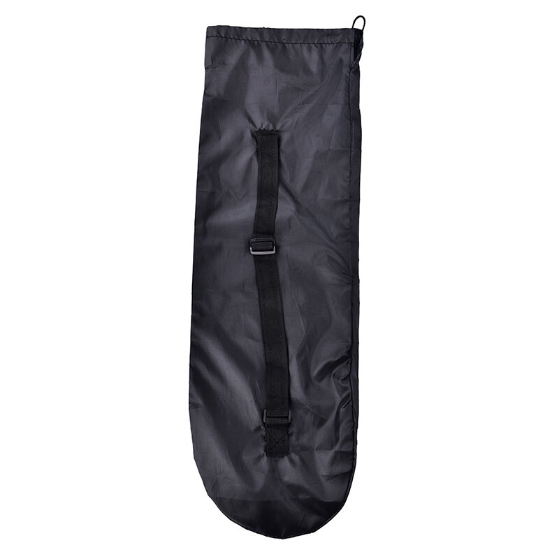 Nylon Fabric Outdoor Skateboard Carry Bag Kick Skate Scooter Longboard Deck Skate Board Backpack 88X30 cm Black