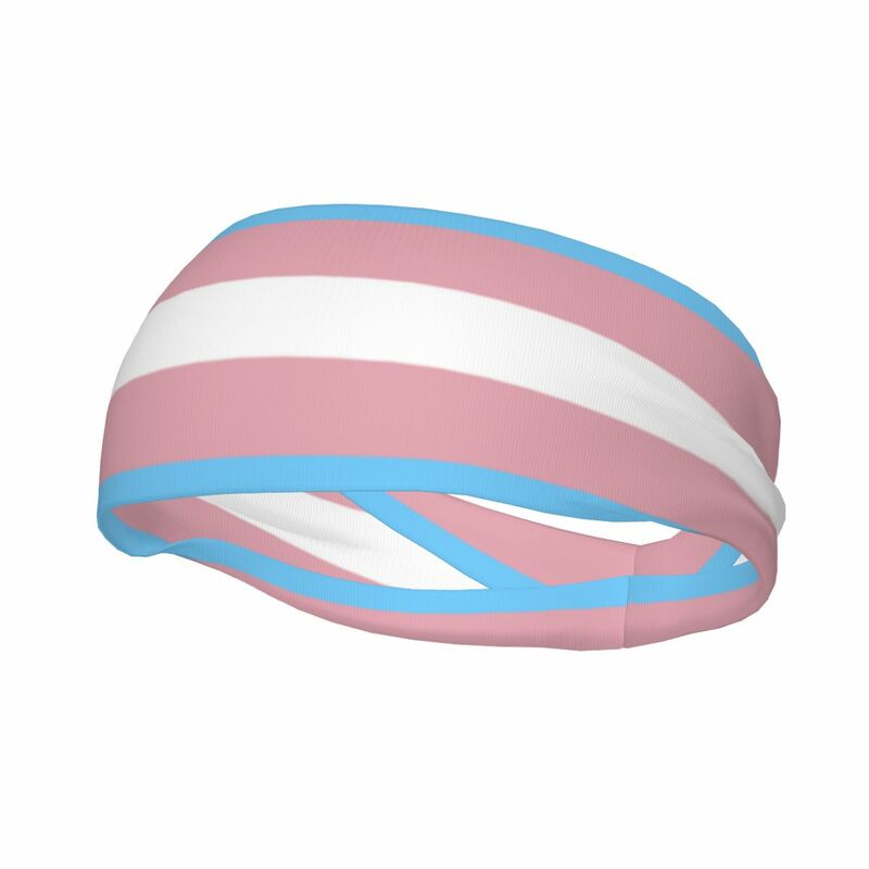 Diadema deportiva con bandera LGBT, banda para el sudor para correr, banda para el sudor absorbente para ciclismo, vendaje para el cabello