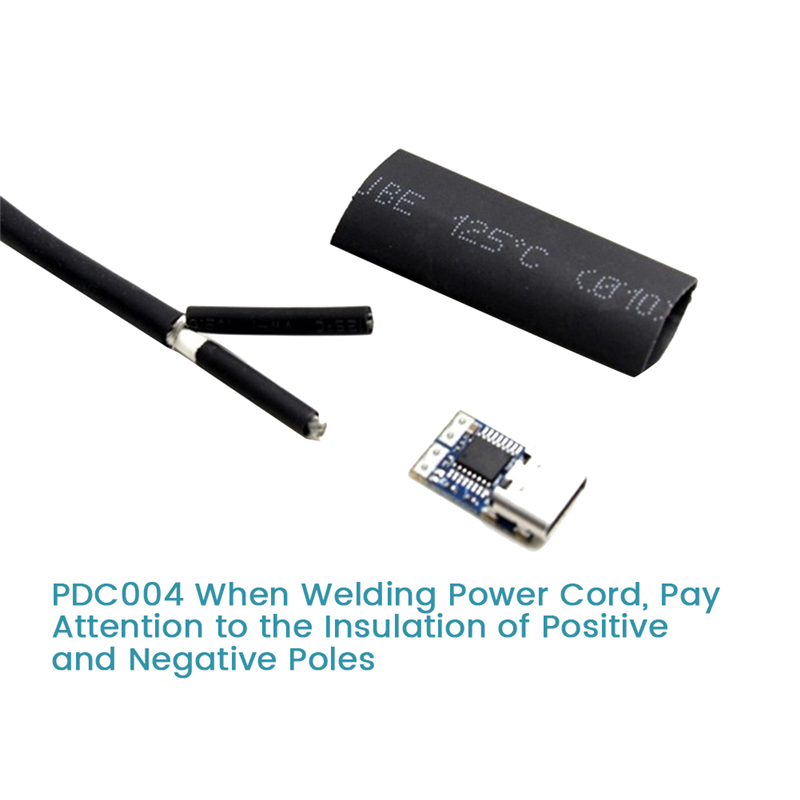 PDC004-PD Decoy Module PD23.0 a DC DC Trigger Extension Cable QC4 Charger Type-C PD Decoy (12V)
