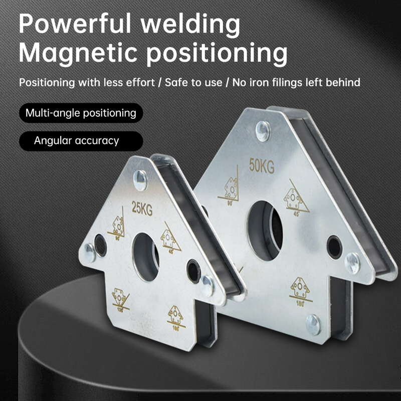Electric Welding Auxiliary Tools Magnetic Welding Positioner Electric Welding Iron Absorption Right Angle Magnet  Bevel Angle