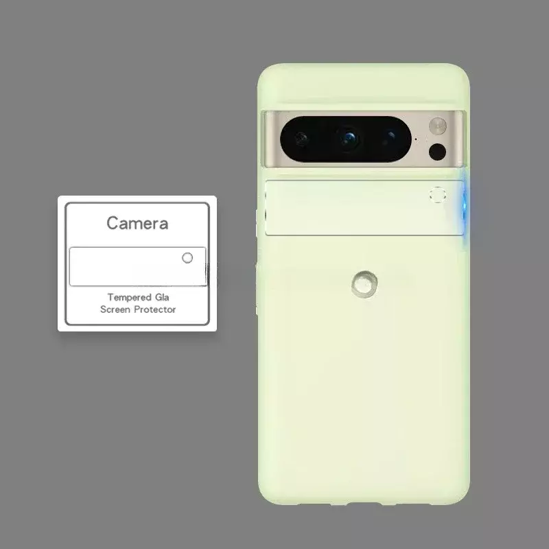 3d câmera lente protetor para google pixel 8 pro, filme de vidro temperado para câmera traseira