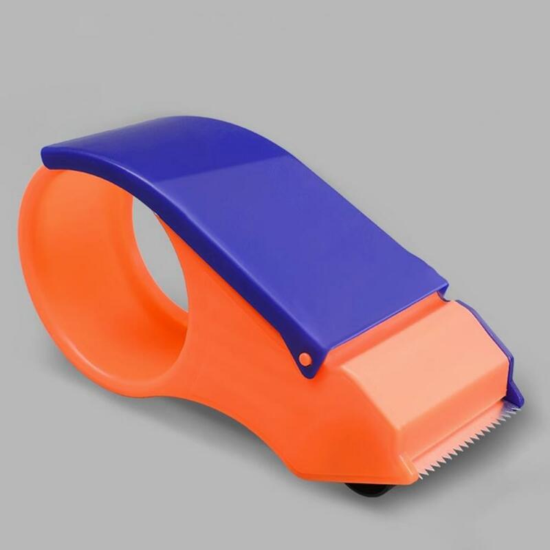 Cortador de cinta duradero, soporte de cinta de mano ergonómico de alta resistencia con hoja afilada, agarre cómodo, fácil de eficiente