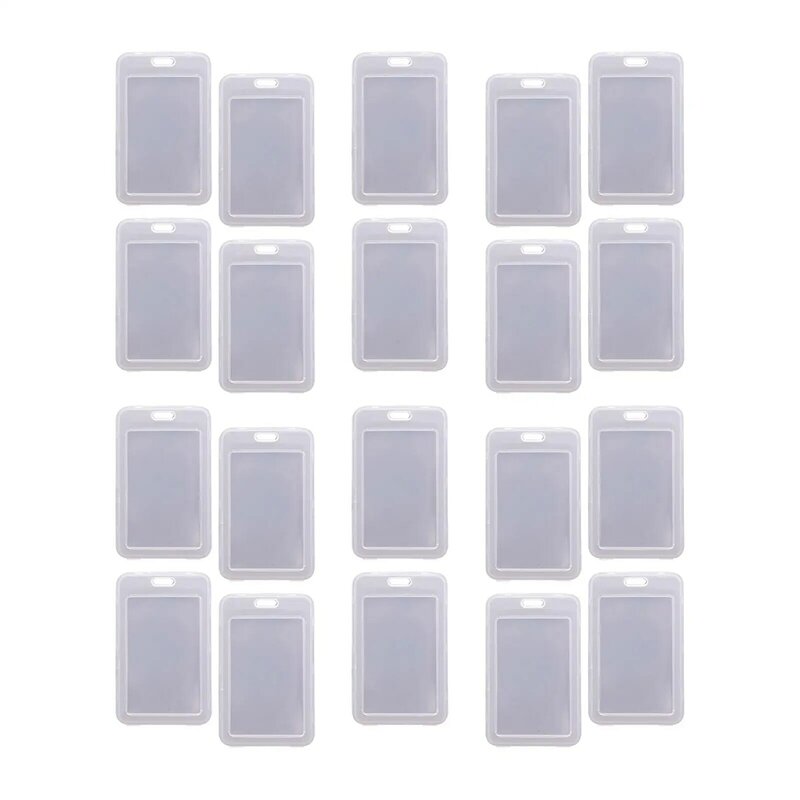20x Card Holders Clear Identifiers Cards Cases for Business Cards Student