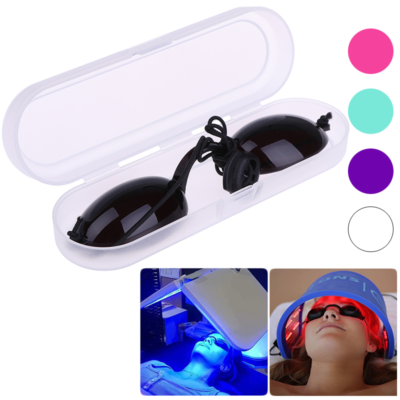 IPL 레이저용 보호 눈 고글, LED UV 램프 트리트먼트, 유연한 UV 눈 보호, 선베드 태닝 고글, 일광욕 안경