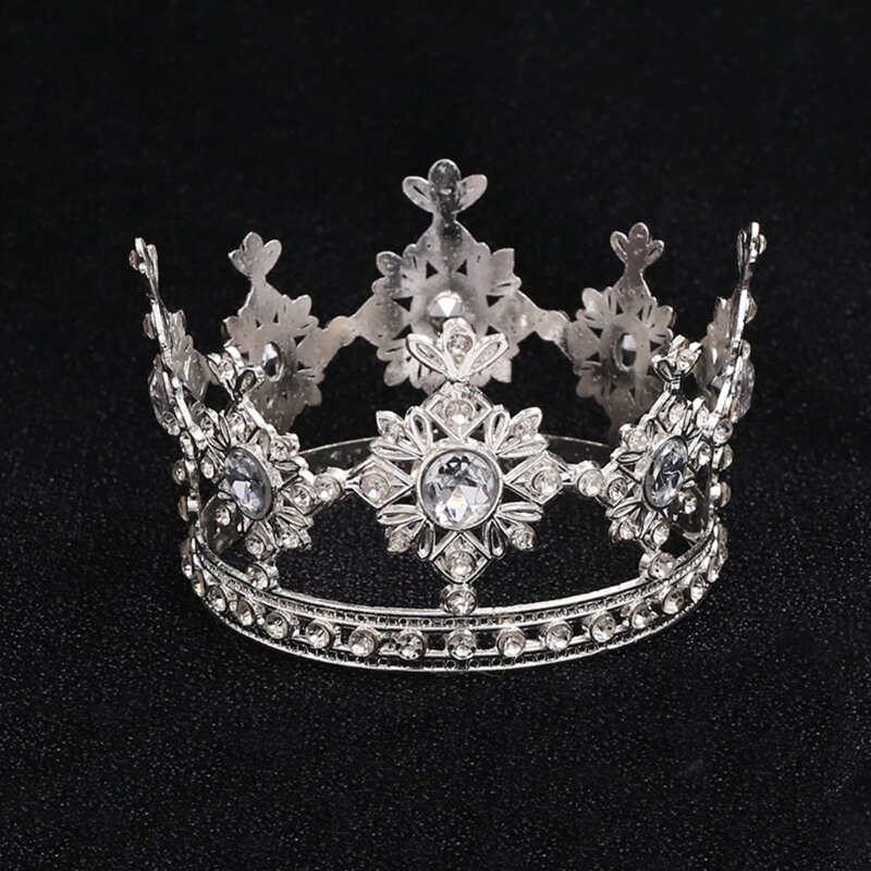 Bebê cristal para coroa mini casamento bandana princesa meninas festa aniversário decoração acessórios para o