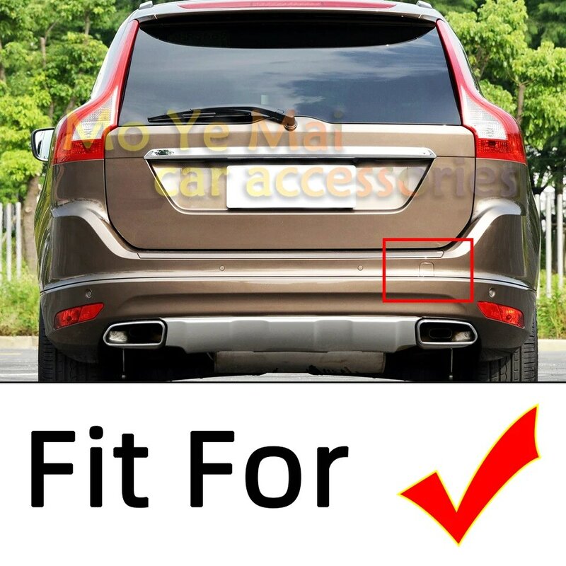 Auto Rear Bumper Towing Hauling Hook Eye Cover Cap For VOLVO XC60 2014 2015 2016 2017 30763427 398550368 Right Passenger Side