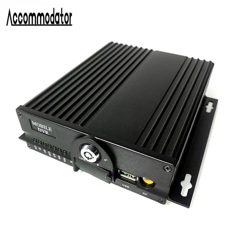 Perekam Video Mobil Accommodator 1080P 6Ch Sistem Jarak Jauh Host Pemantauan Definisi Tinggi Kartu SD 3G 4G GPS Wifi G-sensor