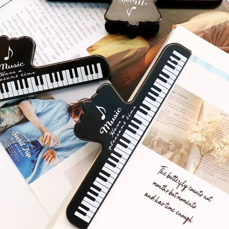 1pcs Piano Music Book Page Holder Bookmark Sheet Music Clip Music Sheet Holder Clip for Keyboard Stands and Books Adorable Page