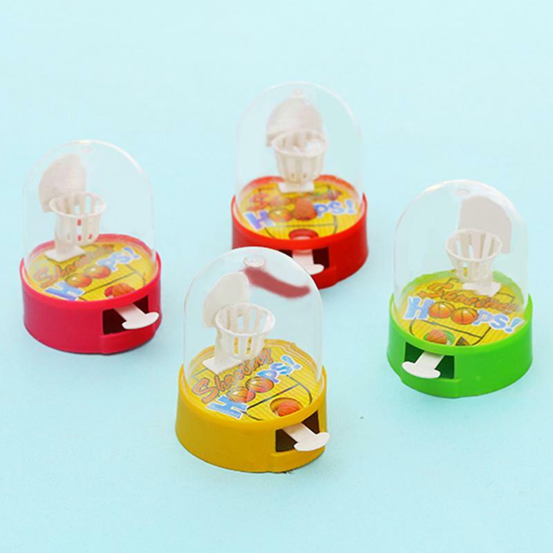 Mini Hand-Held Palm Basketball Shooting Game Children's Puzzle Desktop Toys Parent-Child Interactive Toy Party Favor For Child